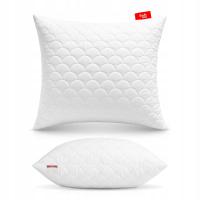 ПОДУШКА 60X70 ПРОТИВОАЛЛЕРГИЧЕСКАЯ СТЕГАНАЯ ТОЛСТАЯ МОЛНИЯ