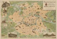 Wrocław - archiwalny plan miasta z ok. 1910 r.| Format A3+ bez ramy