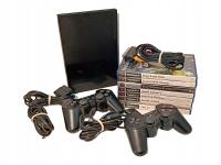 Konsola SONY PlayStation 2 SCPH-90004 + 2 pady + gry