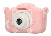 Aparat cyfrowy dziecięcy Extralink kids camera h27 dual pink różowy