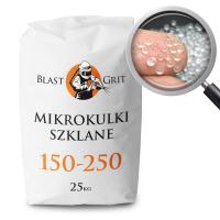 Mikrokulki szklane 150-250 µm 25kg, do automatów szorujących, kulki szklane