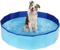 Бассейн для собак самый большой 160 x 30 см складной