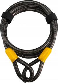 SOLIDNA DŁUGA LINKA LINA ZABEZPIECZAJĄCA ANTYKRADZIEŻ ROWERU MOTORU 9,3m