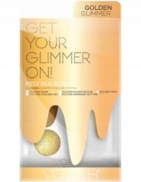 Voesh New York PEDI DELUXE Zabieg bankietowy do stóp set 5 kroków Golden