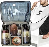 Набор для Бороды By My Beard Бритва, Ножницы Сумка