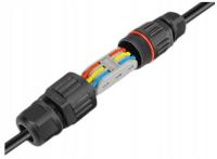 ZESTAW MUFA HERMETYCZNA IP68 SKRĘCANA + SZYBKOZŁĄCZKA PRZELOTOWA 3/3