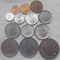 ТУРЦИЯ-МОНЕТЫ - 1968 / 1981 - КОМПЛЕКТ