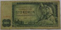 Czechosłowacja 100 Koron 1961seria R 80 st. 4