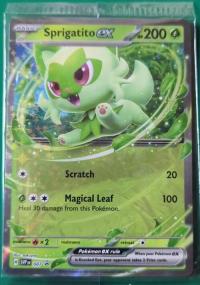 Karta Pokemon TCG Sprigatito EX (SVP 087) Sealed
