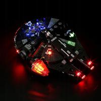 Oświetlenie LED do Lego Star Wars Mroczny Sokół Millennium 75389