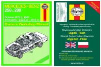 MERCEDES W123 250 280 E (1976-1984) instrukcja napraw Haynes +GRATIS 24h
