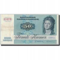 Banknot, Dania, 50 Kroner, 1984, KM:50f, AU(50-53)