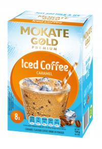 Кофейный напиток кофе со льдом премиум Iced Coffe карамель 8 шт. Мокате