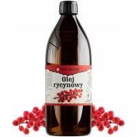 OLEJ RYCYNOWY NIERAFINOWANY TŁOCZONY NA ZIMNO W SZKLE Z INDII 0,5L