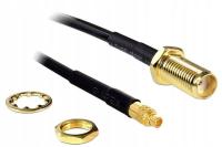 Przejście typ SMA gn - typ MMCX wt