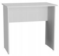 Молодежный компьютерный стол журнальный столик белый белый коврик 80 см Uno мебель-ремесло