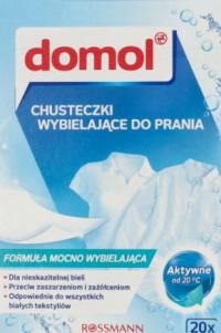 Chusteczki wybielające do prania Domol 20szt.