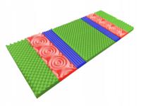 Materac nawierzchniowy 140x200 masująca nakładka na materac 6cm TOPPER H3