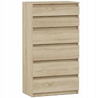 СОВРЕМЕННЫЙ КОМОД ТУМБА 6 ЯЩИКОВ СОНОМА R-6 RU