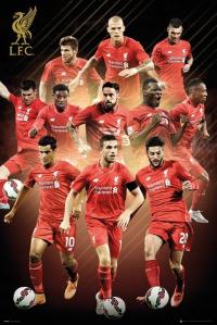 Plakat FC Liverpool Zawodnicy Oficjalny 61x91,5 cm