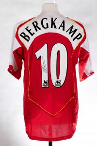 Dennis Bergkamp, Arsenal - koszulka z autografem od 1zł! (zag)