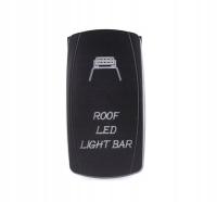 Włącznik świateł dachowych roof led light bar pojazdy UTV niebieskie podświ