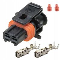 Wtyczka 1928404072 Bosch 2-pin zest. z konektorami