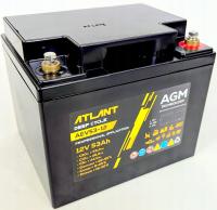 Akumulator Atlant 12V/53 Ah AGM Deep Cycle AEV53-12 197 x 166 x 170 M6