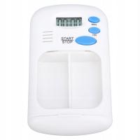 Elektroniczny dozownik leków z alarNaMami dźwiękowymi Wyświetlacz LCD BZ