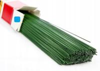 Флористическая проволока ручной работы зеленый 1 кг 40 см 1,1 мм