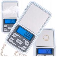 Ювелирные весы электронные LCD прецизионные карманные мини 500 / 001g