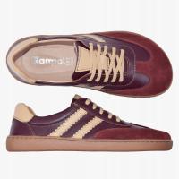 ЖЕНСКАЯ ОБУВЬ БОСИКОМ КОЖА МИНИМАЛИСТСКИЙ ШИРОКИЙ БОРДОВЫЙ KAMPOL