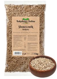 SŁONECZNIK ŁUSKANY 1KG PESTKI NATURALNE ZIARNO DO SAŁATEK BAKALIOWA DOLINA