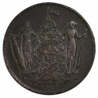 Moneta, BRYTYJSKIE PÓŁNOCNE BORNEO, Cent, 1887, He