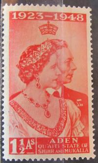 Aden kolonia brytyjska stary znaczek (6/21