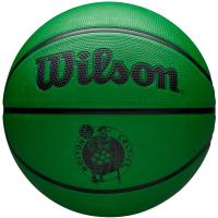 Piłka do koszykówki - Wilson NBA Team Tribute Solid Boston WZ4025402XB r.5
