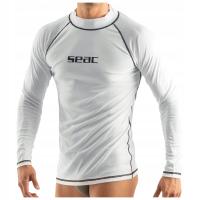 UV мужская футболка rashguard SEAC T-SUN с длинным рукавом белая XL