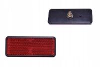 Odblask Prostokąt Tył Czerwony SKUTER MOTOCYKL Prostokątny