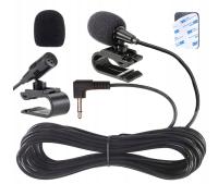 АВТОМОБИЛЬНЫЙ РАДИОМИКРОФОН С ЗАЖИМОМ 2,5 МЕТРОВ JACK 3,5 ММ