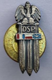 Odznaka DSP II Dywizji Strzelców Pieszych miniatura PSZnZ grawerskie