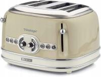 ARIETE Vintage Toster Retro 4 Kromki 1600W Beżowy