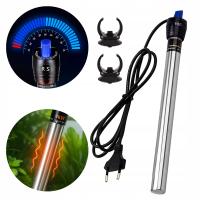 GRZAŁKA PRĘT GRZEWCZY DO AKWARIUM TERMOSTAT REGULACJA 12-34°C 50-100L 100W