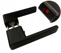 NOVAMET Klamka BLAZE jak SALIDA Premium czarna z blokadą w rękojeści