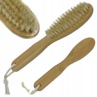 Szczotka KARTACZ do brody długa rączka naturalna