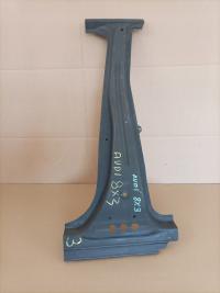 AUDI A1 8X LIFT 1.6 TDI ĆWIARTKA PODŁUŻNICA LEWA SŁUPEK PRÓG LX7M NANOGRAU