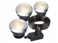 Garden Lights - Larch set - wpuszczany reflektor - 12V - 30lm - 1W - 3000K