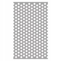 BLACHA PERFOROWANA NIERDZEWNA INOX 1000 x 500 Gr. 1 mm Rv 5-8 KOŁA 5 mm