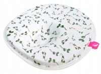 Ergonomiczna poduszka stabilizująca dla niemowląt Zielone listki classics