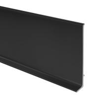 Minimalistyczna listwa przypodłogowa aluminiowa LP80 9011 czarny mat 2,9 m