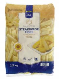 METRO Chef Frytki steakhouse 9 x 18 mm 2,5 kg